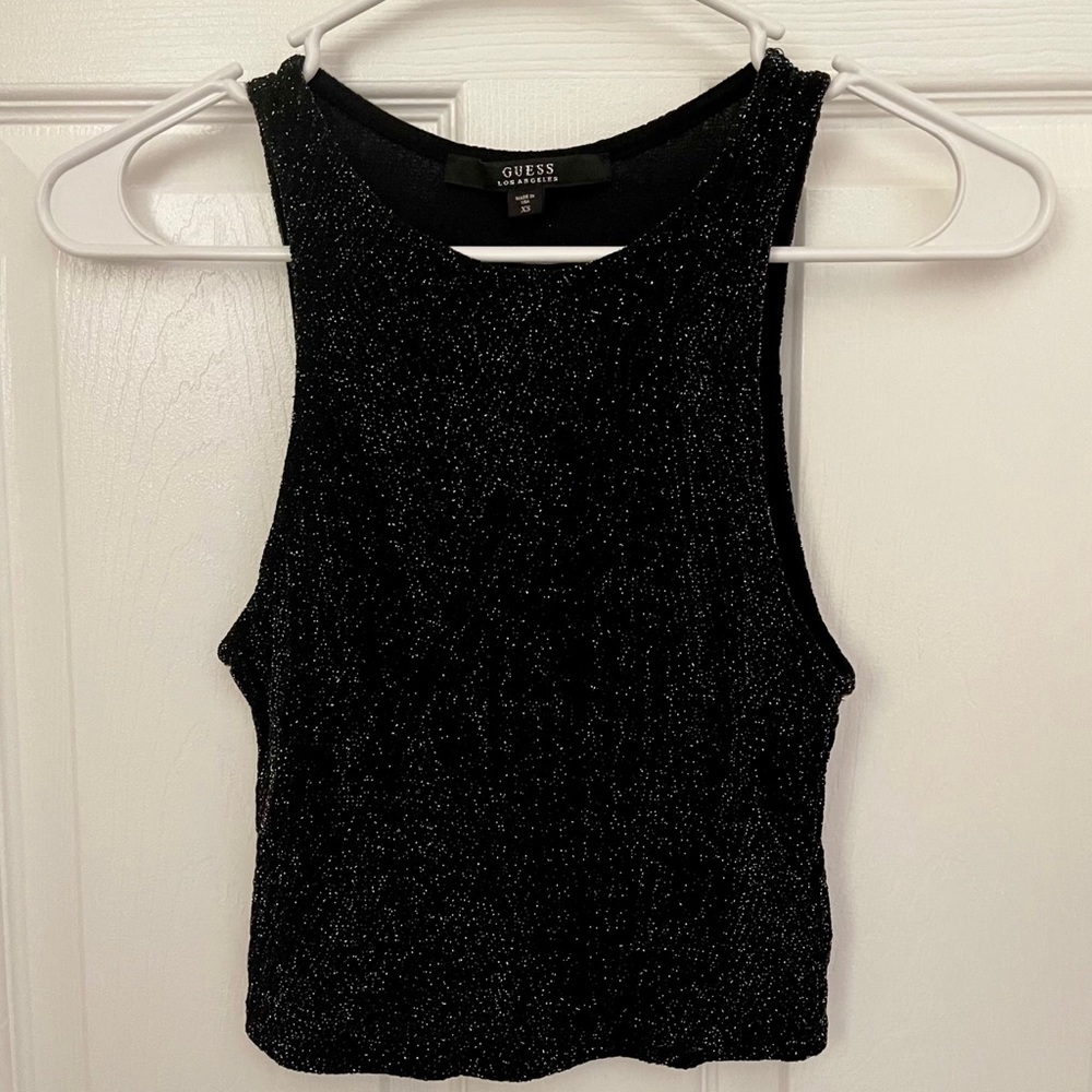 XS stretchy Guess crop top (with matching skirt)
